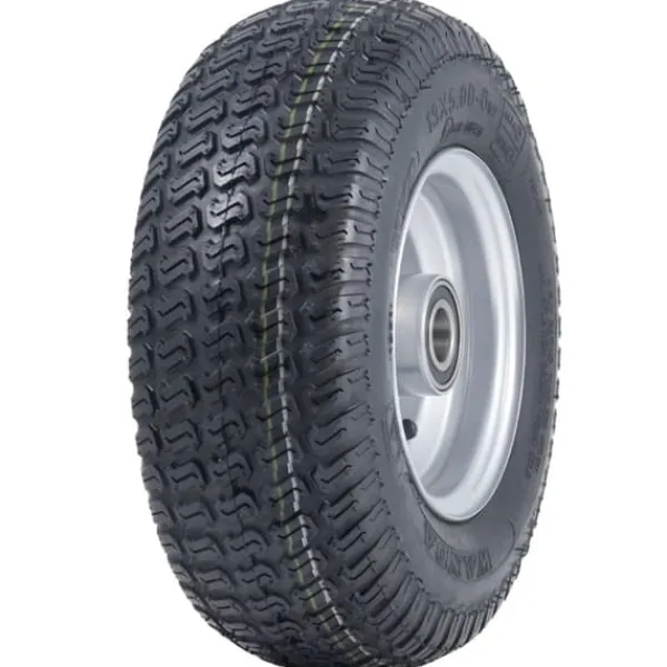 Havemaskiner^13x5.00-6 Græsplæneklipperdæk og stålfælg Wanda P332, 20 mm 6304 lejer