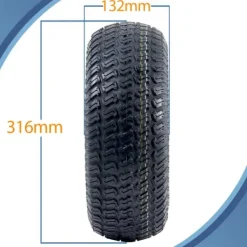 Havemaskiner^13x5.00-6 Græsplæneklipperdæk og stålfælg Wanda P332, 20 mm 6304 lejer