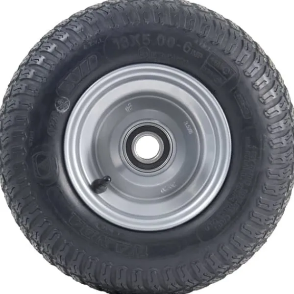 Havemaskiner^13x5.00-6 Græsplæneklipperdæk og stålfælg Wanda P332, 20 mm 6304 lejer