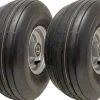 Online 15x6.00-6 Multi Rib Plæneklipperhjul 6ply P508 Dækfælg 25mm Lejer (Sæt med 2) Havemaskiner
