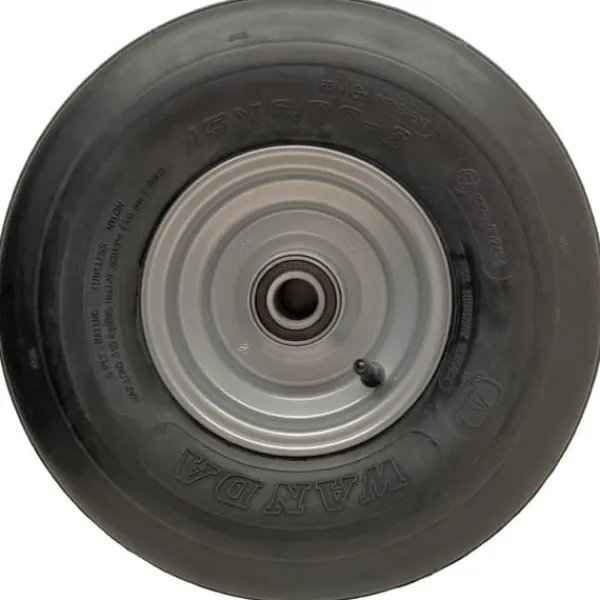 Online 15x6.00-6 Multi Rib Plæneklipperhjul 6ply P508 Dækfælg 25mm Lejer (Sæt med 2) Havemaskiner