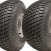 Havemaskiner^20x8.00-8 Multi turf - plæneklipperdæk, ride on på 4 knopper 100mm PCD - sæt med 2 -