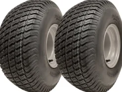 Havemaskiner^20x8.00-8 Multi turf - plæneklipperdæk, ride on på 4 knopper 100mm PCD - sæt med 2 -