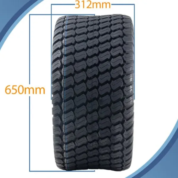 Best 26x12.00-12 plæneklipperdæk, 4ply turf, græs - plæneklipperdæk - Wanda P332, sæt med 2 stk. Havemaskiner
