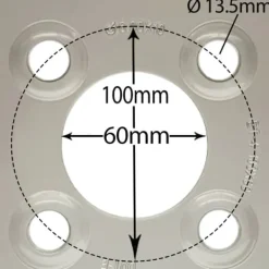 Havemaskiner^20x8.00-10 Plæneklipperhjul med 4 knopper Turf Wanda 100 mm PCD Road Legal (sæt med 2)