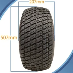 Havemaskiner^20x8.00-8 4ply Multi turf grass - Wanda P332 plæneklipperdæk på fælg med 4 knopper 4 inc