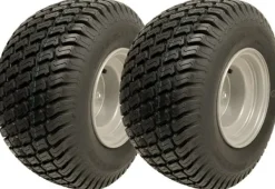 New 18x8.50-8 4ply Multi turf græsdæk på 100 mm pcd-fælg med fire knopper - sæt med 2 -. Havemaskiner