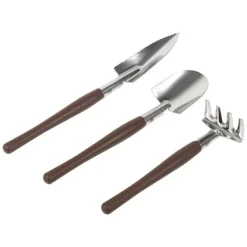 Discount 3x Skovl Spade Rive Mini Have Planteværktøj Børne Havelegetøj (Plastikhåndtag) Haveværktøj