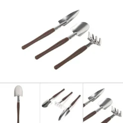Discount 3x Skovl Spade Rive Mini Have Planteværktøj Børne Havelegetøj (Plastikhåndtag) Haveværktøj