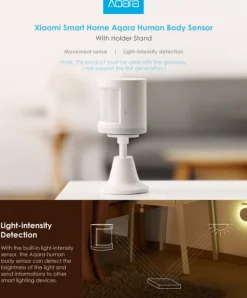 Bevægelsesdetektorer^XiaoMi Smart Home Menneskekropssensor Trådløs forbindelse 7m registreringsafstand