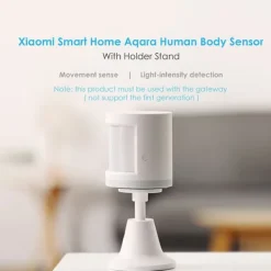 Bevægelsesdetektorer^XiaoMi Smart Home Menneskekropssensor Trådløs forbindelse 7m registreringsafstand