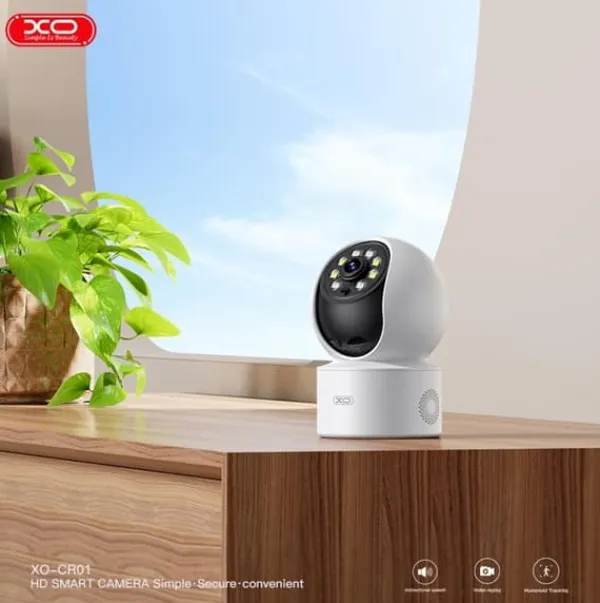 Best XO CR01 WiFi Smart Kamera 3MP – Nattläge & Tvåvägsintercom Sikkerhedsmonitorer & Videokameraer