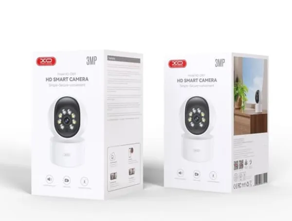 Best XO CR01 WiFi Smart Kamera 3MP – Nattläge & Tvåvägsintercom Sikkerhedsmonitorer & Videokameraer