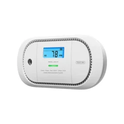 Røg- & Kulmonoxiddetektorer^X-Sense XC01-R kuliltedetektor med udskifteligt batteri og LCD-display