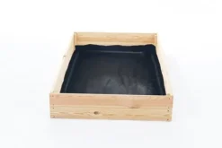 Best 140x120x18 cm Fyrretræs Højbed til Selvforsynende Liv Plantningsbænke