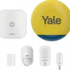 Hjemmealarmsystemer^Yale smart alarm startsæt med 6 elementer - Styreenhed, Sirene, Tastatur, Fjernbetjening, Bevægelsesdetektor, Vindue-/dørdetektor