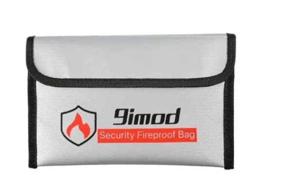 Beredskabsplaner^Yunique - Sikkerhedsetui til RC-batterier | Lipo Anti-eksplosion beskyttende etui | Brandsikker opladningsetui, størrelse 205x130mm