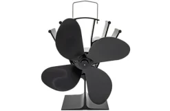 Best Zephyr 4-bladet pejseventilator, termoelektrisk, støjsvag, effektiv, til enhver pejs Tilbehør Til Brændeovne & Pejse