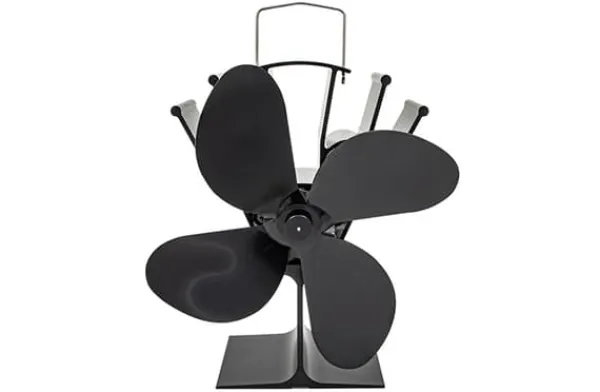 Best Zephyr 4-bladet pejseventilator, termoelektrisk, støjsvag, effektiv, til enhver pejs Tilbehør Til Brændeovne & Pejse