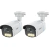 Sikkerhedsmonitorer & Videokameraer^ZOSI C186 PoE Sikkerheds IP Kamera, Aurora Lux Ægte Farve Nattesyn, F1.0 Blænde,C186 PoE(2 Pakke)