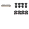 Sikkerhedsmonitorer & Videokameraer^ZOSI 8CH Sikkerhedskamera System, 2MP Opløsning, 80ft Nattesyn,Sort, 1T